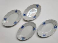 Розетки мини тарелочки 4 штуки фарфор СССР Барановский завод 1950-е