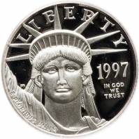 (1997) Монета США 1997 год 10 долларов   Платина (Pt)  UNC