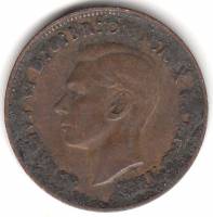 (1937) Монета Великобритания 1937 год 1 фартинг "Крапивник"  Бронза  XF