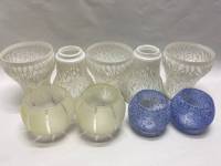 Плафоны для люстры 9 шт, три вида