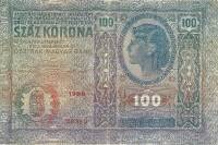 (№P-9 B) Банкнота Югославия 1919 год 100 Kronen "Австро-Венгерская крона"