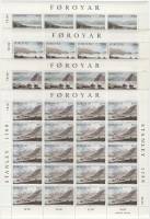 1985-год Листы 4шт по 20м 5х4 Фарерские Острова Эдвард Дейес Картины пейзажи  , III O