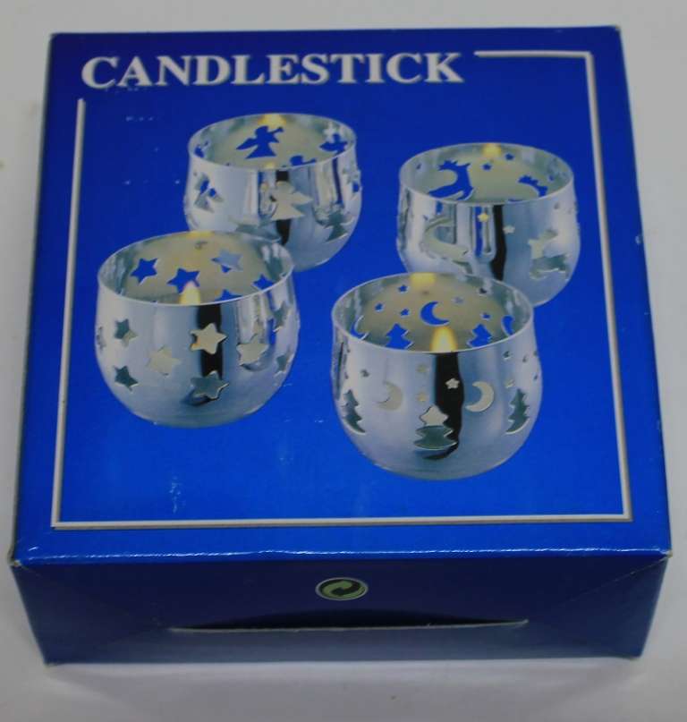 Набор свечей &quot; Candelistick&quot;, 4 шт, металл, Китай