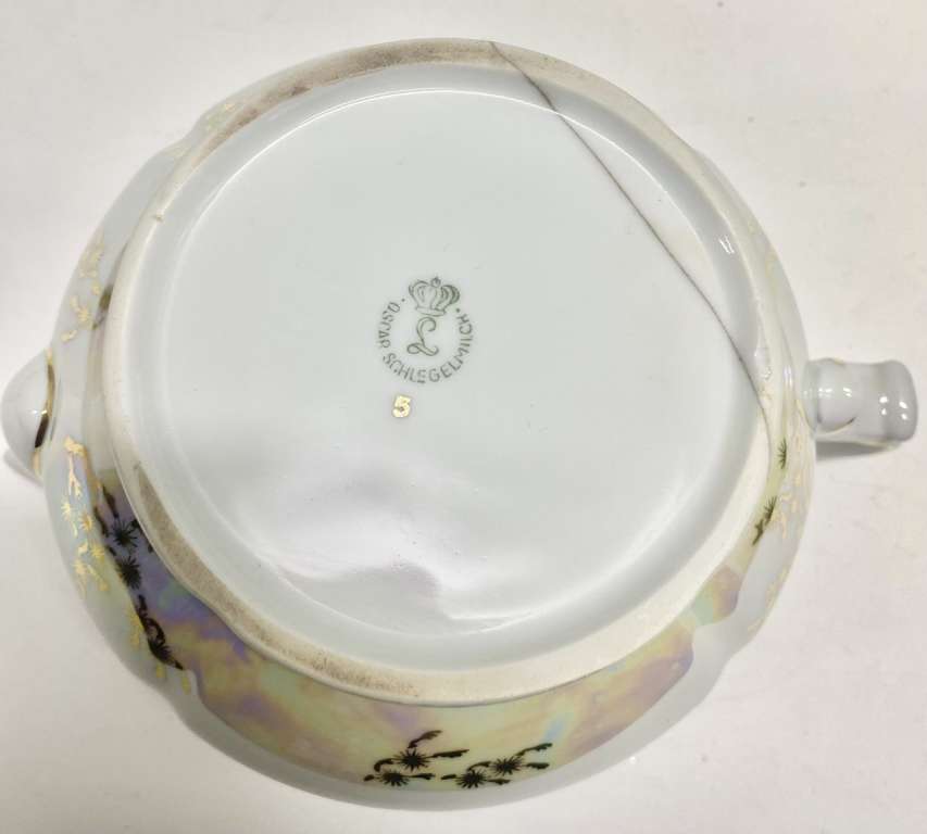 Чайник фарфоровый Германия склейка см фото