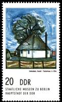 (1974-103) Марка Германия (ГДР) "Рыбацкий дом"    Живопись II Θ
