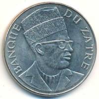 (1976) Монета Заир 1976 год 20 макута "Мобуту Сесе Секо"  Медь-Никель  UNC