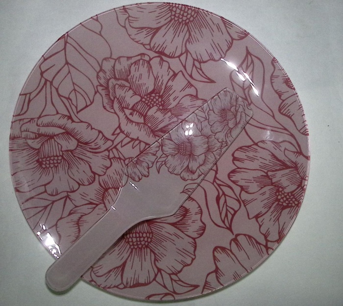 Тарелка для торта с лопаткой