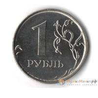 (2011ммд) Монета Россия 2011 год 1 рубль  Аверс 2009-15. Магнитный Сталь  VF