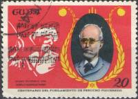 (1970-060) Марка Куба "Национальный гимн 1898 г."    100 лет со дня смерти П. Фигередо III Θ