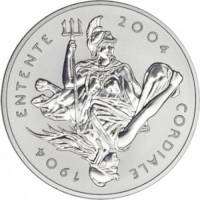 () Монета Великобритания 2004 год 5 фунтов ""  Медь-Никель  AU