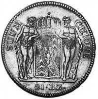 (№1799km59 (neuchatel)) Монета Швейцария 1799 год 21 Batzen