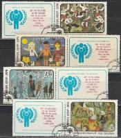 1979-065-68  Серия Набор марок с купонами (4 шт) СССР   Международный год ребенка III Θ