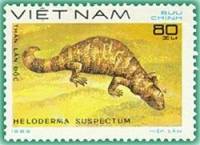 (1983-028) Марка Вьетнам "Аризонский ядозуб"    Рептилии III O