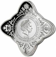 () Монета Токелау 2017 год 1  ""   Биметалл (Серебро - Ниобиум)  UNC