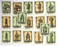 Спичечная этикетка "А.С. Пушкин", 17 шт, СССР (сост. на фото)