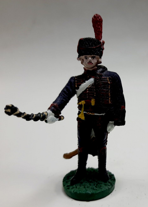 Оловянный солдатик &quot;Рядовой конной артиллерии Имп. ст. гвардии, 1812 г.&quot;