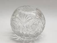 Ваза - шар хрусталь СССР высота 11 см