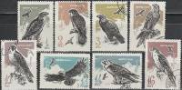 (1965-133-140) Серия Набор марок (8 шт) СССР    Хищные птицы II Θ