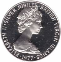 (1977) Монета Британские Виргинские острова 1977 год 50 центов "Птицы"  Серебро Ag 925 Серебро Ag 92