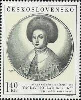 (1972-058) Марка Чехословакия "Дама в шапке"    Произведения искусства из национальных галерей III Θ
