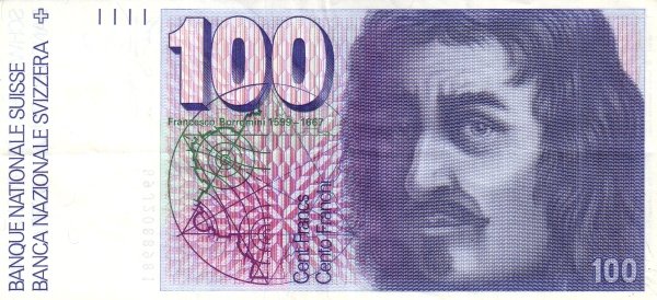 () Банкнота Швейцария 1989 год 100  &quot;&quot;   UNC