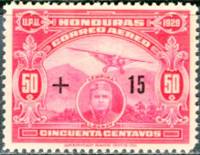 (№1929-241) Марка Гондурас 1929 год "Нью-Йорк, Гондурас от L'Гарай", Гашеная