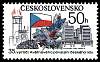 (1980-027) Марка Чехословакия "Старая и современная Прага"    Годовщина Пражского восстания и освобо