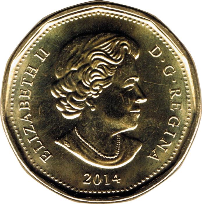 (2014) Монета Канада 2014 год 1 доллар &quot;XXX Летняя олимпиада Лондон 2012&quot;  Латунь  UNC