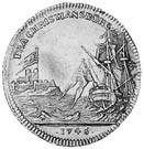 (№1746km552) Монета Дания 1746 год 1 Ducat