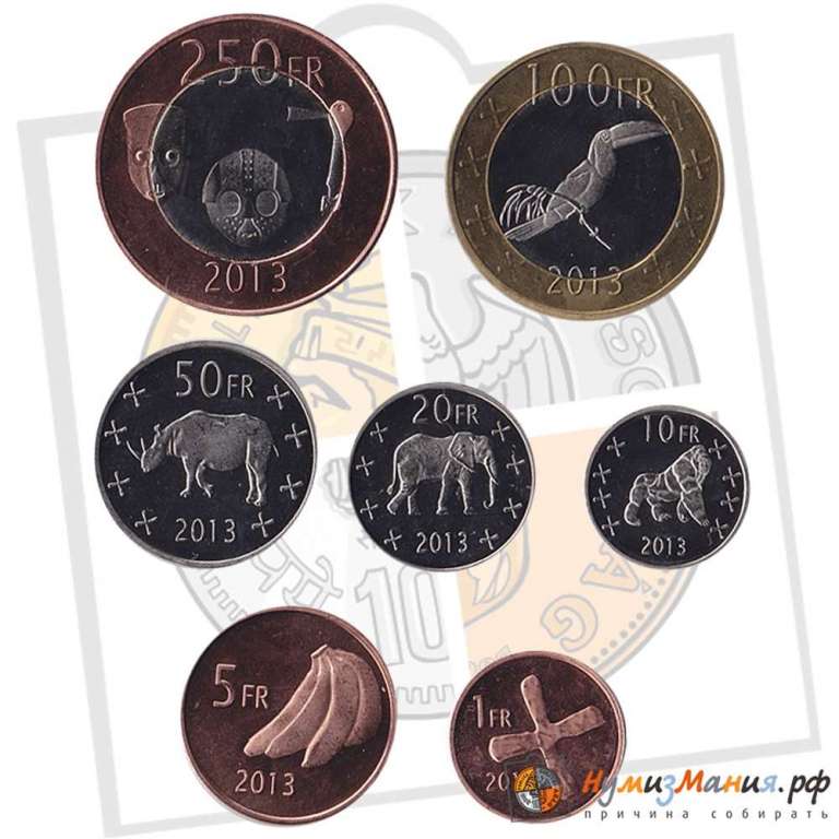  Монета Катанга 2013 год     UNC