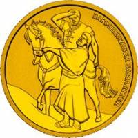 (002) Монета Австрия 2003 год 50 евро "Христианское милосердие" 1. Памятные Золото Au 986  PROOF