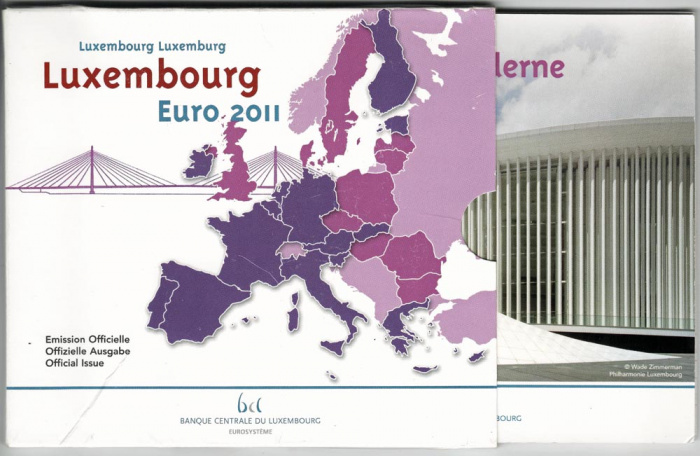() Набор Люксембург 2011 год &quot;&quot;   UNC