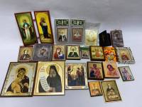 Икона, набор небольших икон разного размера