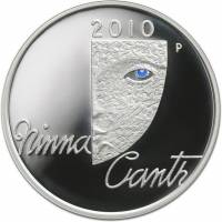 (№2010km152) Монета Финляндия 2010 год 10 Euro (общественный деятель Минне Кант)