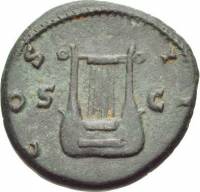(№ (Без даты) ) Монета Римская империя 1970 год 1 Semis