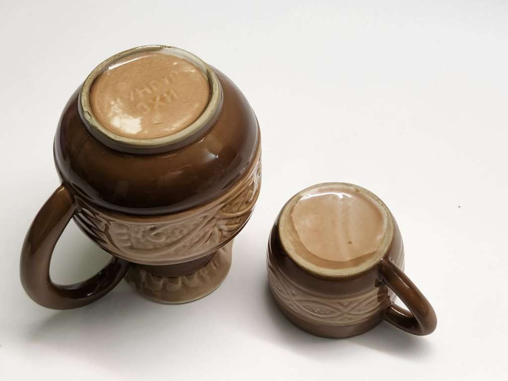 Кувшин и чашка керамика Кунгур  ЗХК СССР винтаж