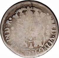 (№1754km20) Монета Гватемала 1754 год 2 Reales (Фернандо VI)