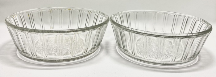 Салатник стекло СССР 2 шт 
