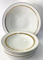 Салатник + 6 суповых тарелок ЗИК Конаково