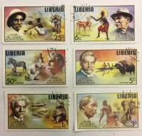 --  Набор марок Либерия 6 шт.  Гашёные , III Θ