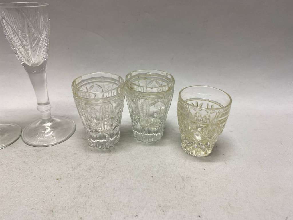 Стопки 9 шт хрусталь, СССР