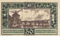 (№1920) Банкнота Германия 1920 год "50 Pfennig"