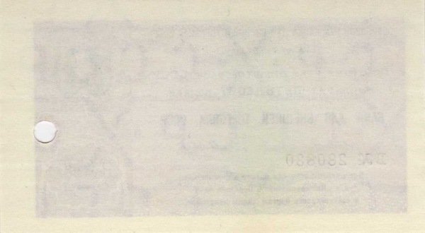 () Чек ВнешТоргБанк СССР 1980 год 50   Внешпосылторг  UNC