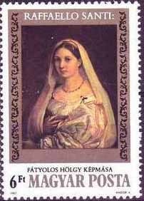 (1983-024) Марка Венгрия "Ла Валета"    Рафаэль. 500 лет III O