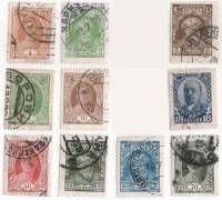 1927-053 054 056 058 059 062-66 Серия Набор марок 10 шт СССР  Стандартный выпуск II Θ