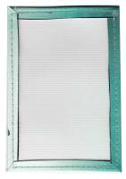 Обложка для проездного (Полимер) Принт "Дельфин и декоративный стилизованный цветок", Бирюзовый