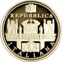 (№2014) Монета Италия 2014 год 20 Euro (Флора Арт словные)