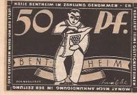 (№1921) Банкнота Германия 1921 год "50 Pfennig"