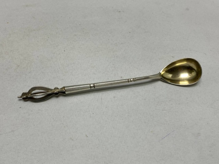 Чайная ложка серебро 84 пр