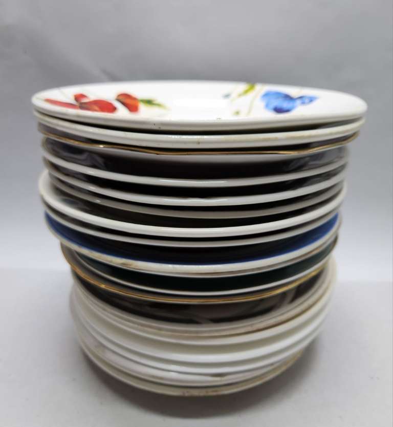 Тарелки десертные 20 шт разные